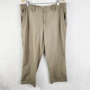 Columbia Khaki Pants Men 38X30 Omni-Shield Outdoor Sportswear Chinos AM8564